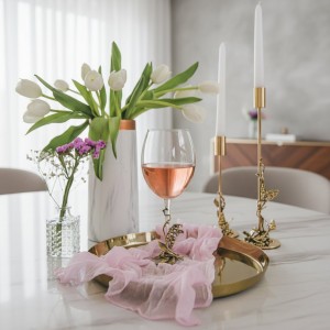 Бокал для вина Нежные ландыши (в коробке)