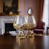 Набор бокалов для коньяка Африканские хищники (в коробке)