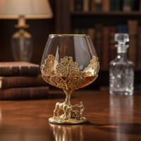 Бокал для коньяка Лосиная охота (в шкатулке)