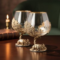 Набор бокалов для коньяка Веселый кабанчик (в коробке)