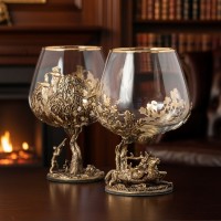 Набор бокалов для коньяка Настоящая охота (в коробке)