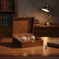 Набор бокалов для коньяка По следу крупного зверя (в шкатулке)