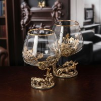 Набор бокалов для коньяка Сезон охоты (в шкатулке)