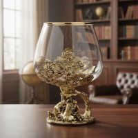 Бокал для коньяка Игривые медведи (в коробке)
