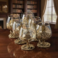 Набор бокалов для коньяка Азарт большой охоты (в шкатулке) Набор бокалов для коньяка Азарт большой охоты (в шкатулке)