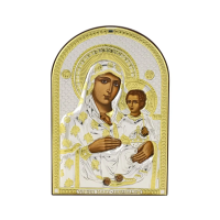 Икона Дева Мария Иерусалимская (посеребренная)
