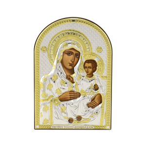 Икона Дева Мария Иерусалимская (посеребренная)