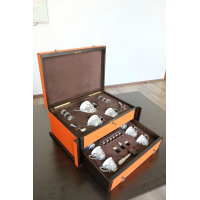 Чайный сервиз Царская охота (серебро)