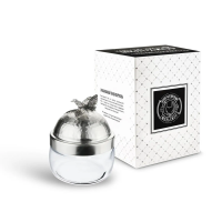 Банка для сыпучих продуктов Летящая бабочка (посеребрённая)