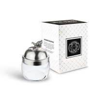 Банка для сыпучих продуктов Шарм (посеребрённая)
