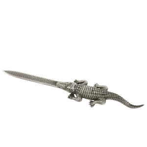 Нож для писем Африканский крокодил (с чернением)