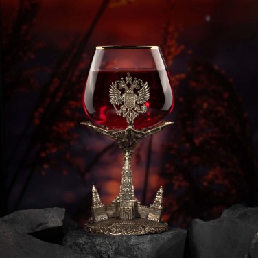 Бокал для коньяка Красная площадь (в коробке)