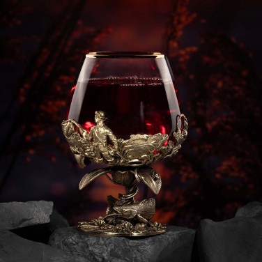 Бокал для коньяка Шикарный судак (в коробке)