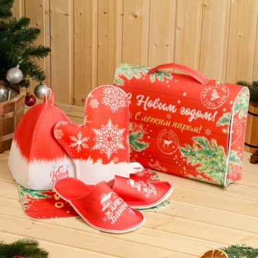 Подарочный набор для бани Душевный пар