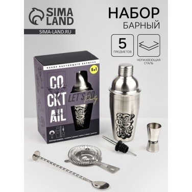 Набор для коктейлей Крутой бармен