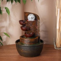 Декоративный фонтан Амадеус (с подсветкой)