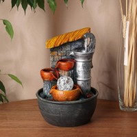 Декоративный фонтан Слобода (с подсветкой)