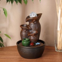 Декоративный фонтан Мальта (с подсветкой)