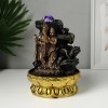 Декоративный фонтан Радха и Кришна в лотосе (с подсветкой) - Фото № 2