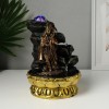 Декоративный фонтан Радха и Кришна в лотосе (с подсветкой) - Фото № 4