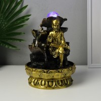 Декоративный фонтан Старец у водных листьев (с подсветкой)