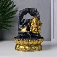 Декоративный фонтан Ганеша на скале (с подсветкой)
