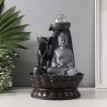 Декоративный фонтан Будда в гроте (с подсветкой)
