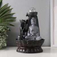 Декоративный фонтан Будда в гроте (с подсветкой)