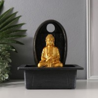 Декоративный фонтан Золотой Будда (с подсветкой)