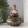 Декоративный фонтан Просветленный Будда (с подсветкой) - Фото № 2