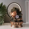 Декоративный фонтан Будда - поток сознания (с подсветкой) - Фото № 3