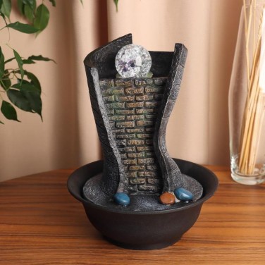 Декоративный фонтан Башня (с подсветкой)