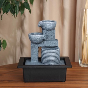 Декоративный фонтан Дуайт (с подсветкой)