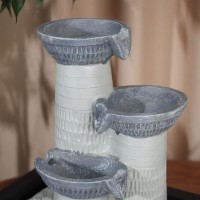 Декоративный фонтан Трио (с подсветкой)