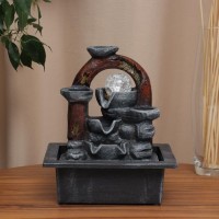 Декоративный фонтан Камелия (с подсветкой)