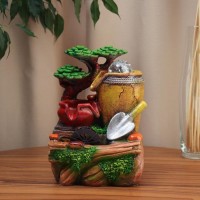 Декоративный фонтан Дачный (с подсветкой)