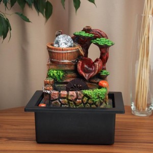 Декоративный фонтан Утренняя роса (с подсветкой)