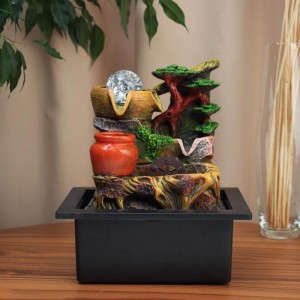 Декоративный фонтан Лесная фантазия (с подсветкой)