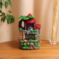 Декоративный фонтан Дом на воде (с подсветкой)