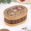 Шкатулка Подсолнухи (береста)