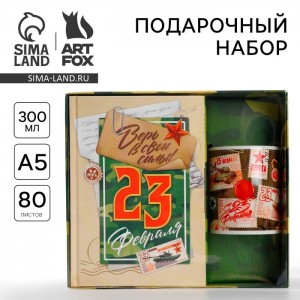 Подарочный набор с ежедневником Верь в свои силы!