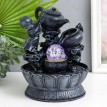 Декоративный фонтан Маленький Будда с чайником (с подсветкой)