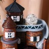 Декоративный фонтан Дом с террасой (с подсветкой) - Фото № 2