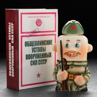 Фарфоровый штоф Пограничник Фарфоровый штоф Пограничник