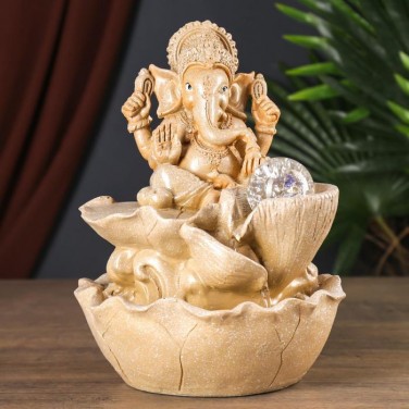 Декоративный фонтан Мудрый Ганеша