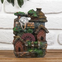 Декоративный фонтан Дом у плотины (с подсветкой) Декоративный фонтан Дом у плотины (с подсветкой)