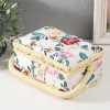 Шкатулка для рукоделия Цветочный микс - Фото № 6
