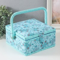 Шкатулка для рукоделия Незабудки Шкатулка для рукоделия Незабудки