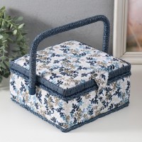 Шкатулка для рукоделия Лиственный узор Шкатулка для рукоделия Лиственный узор