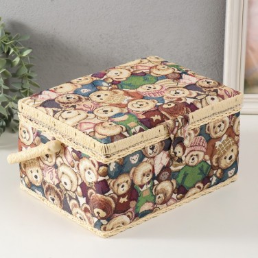 Шкатулка для рукоделия Плюшевые медвежата